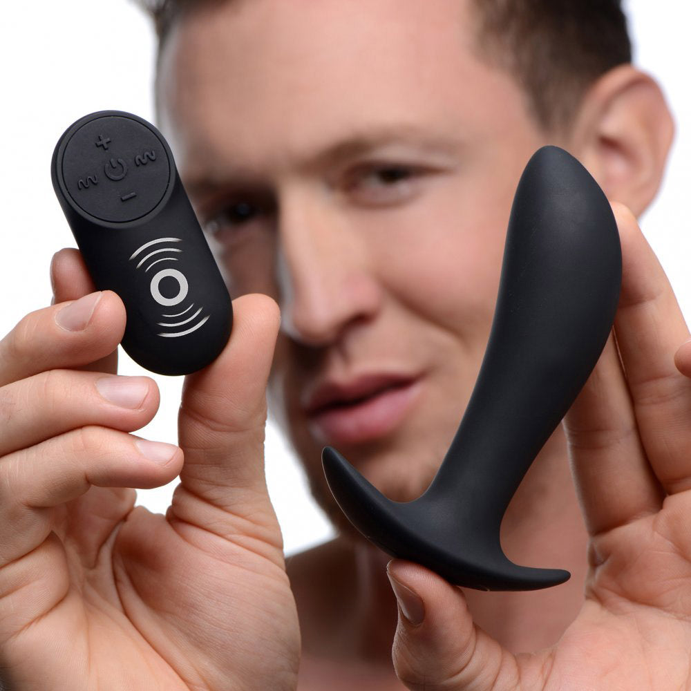 Ross'Co Silicone Prostate Vibrator with Remote Control