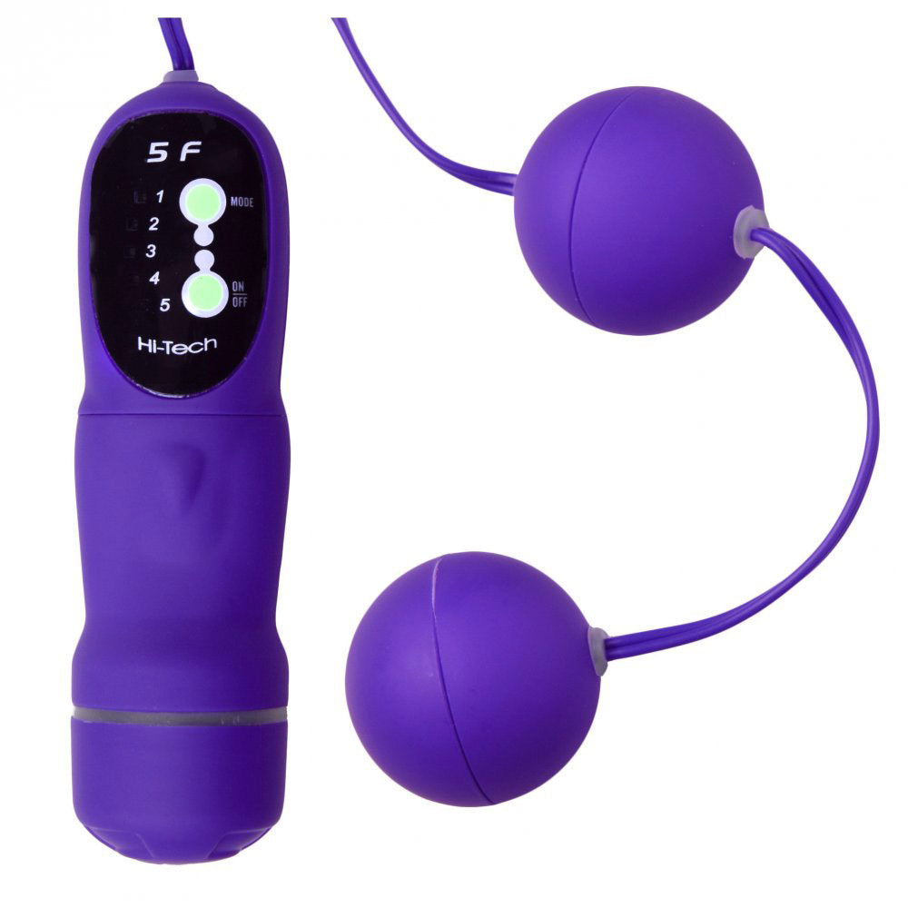 5 Function Purple Vibrating Pleasure Beads RossCo Sex Shop Free 2 Day Shipping