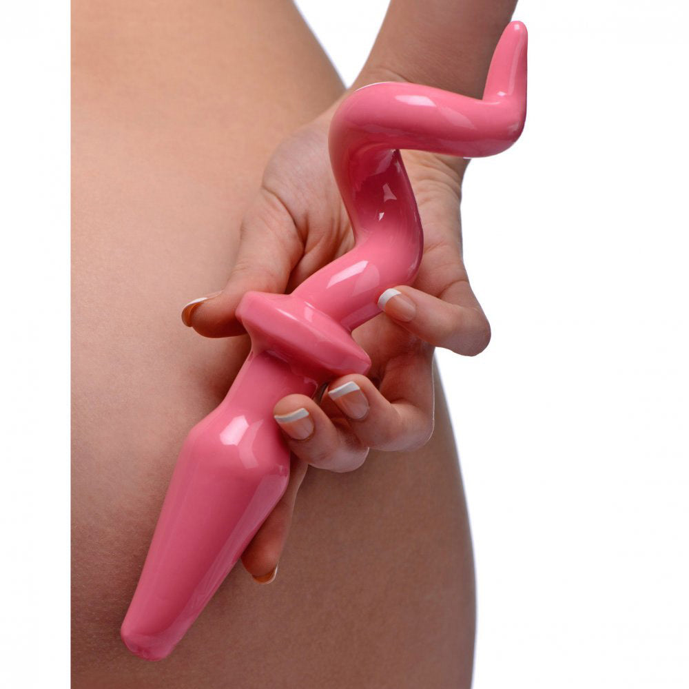 Pig Tail Rubber Butt Plug By XR Brands