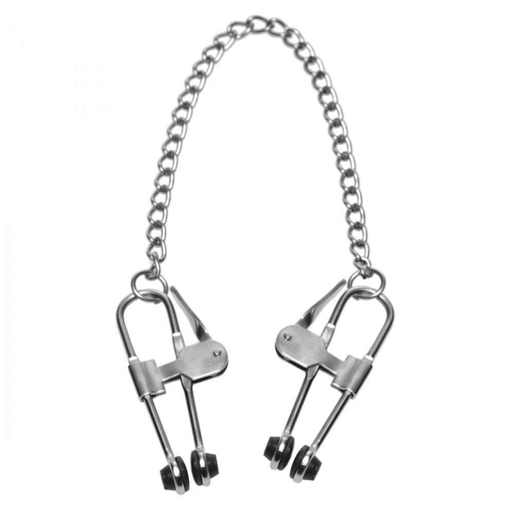 Intensity Nipple Press Clamps with Chain