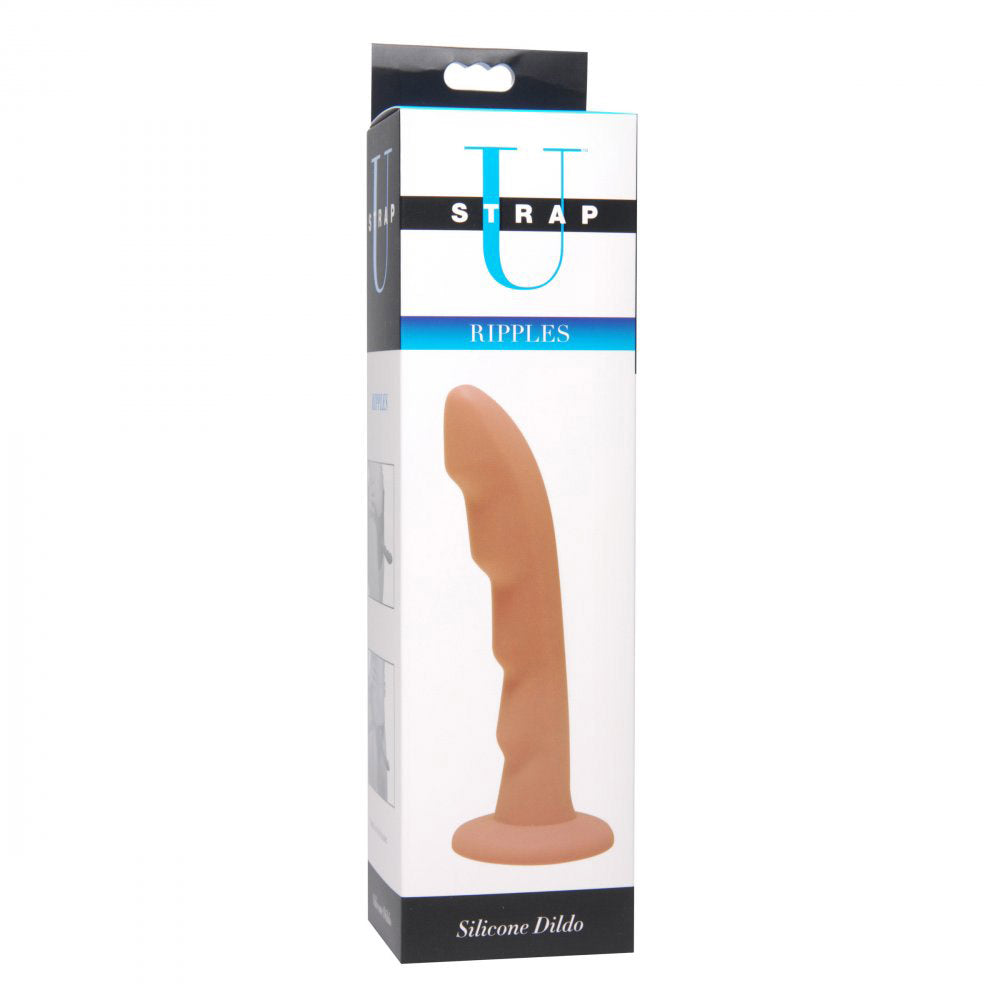 Ripples Silicone Strap On Harness Dildo