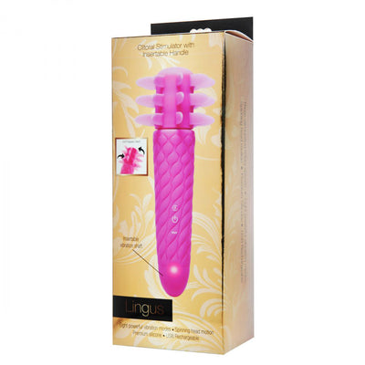 Lingus Clitoral Stimulator with Insertable Vibe Handle