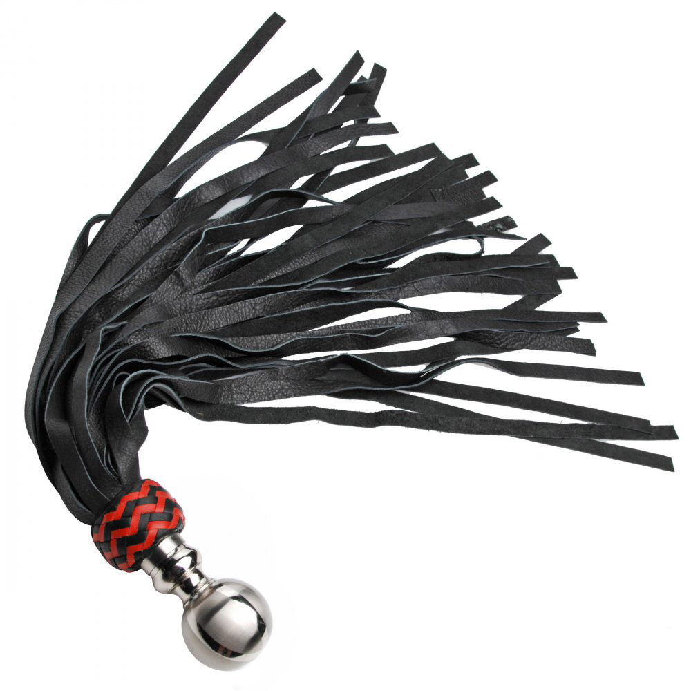 Leather Ball Handle Flogger
