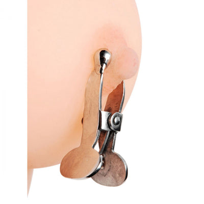 Stainless Steel Ball - Tipped Nipple Clamps
