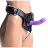 Flaunt Strap On with Purple Silicone Dildo