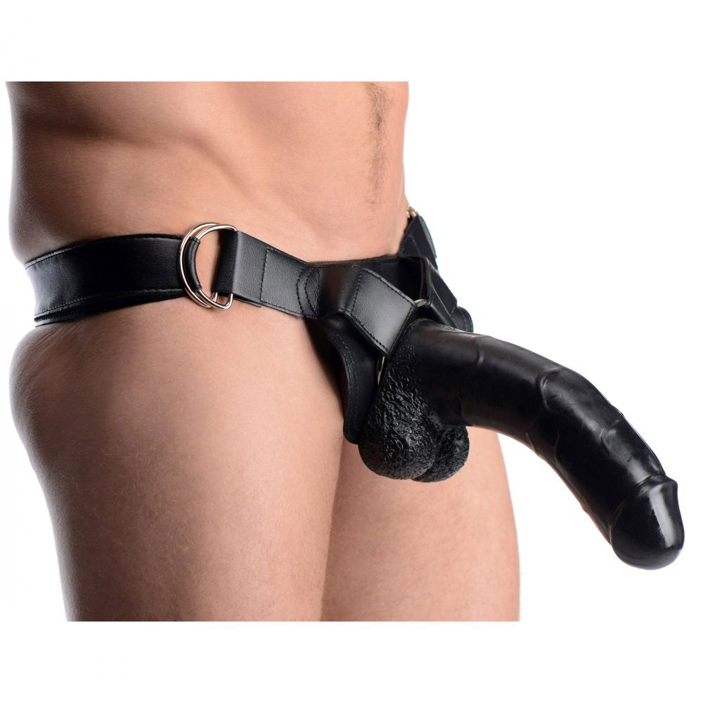 Infiltrator II Hollow Strap-On with 9" Dildo