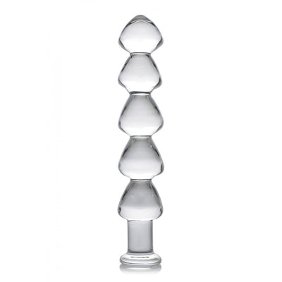 Drops Glass Anal Beads By XR Brands