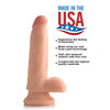 6" Ultra Real Dual Layer Suction Cup Dildo