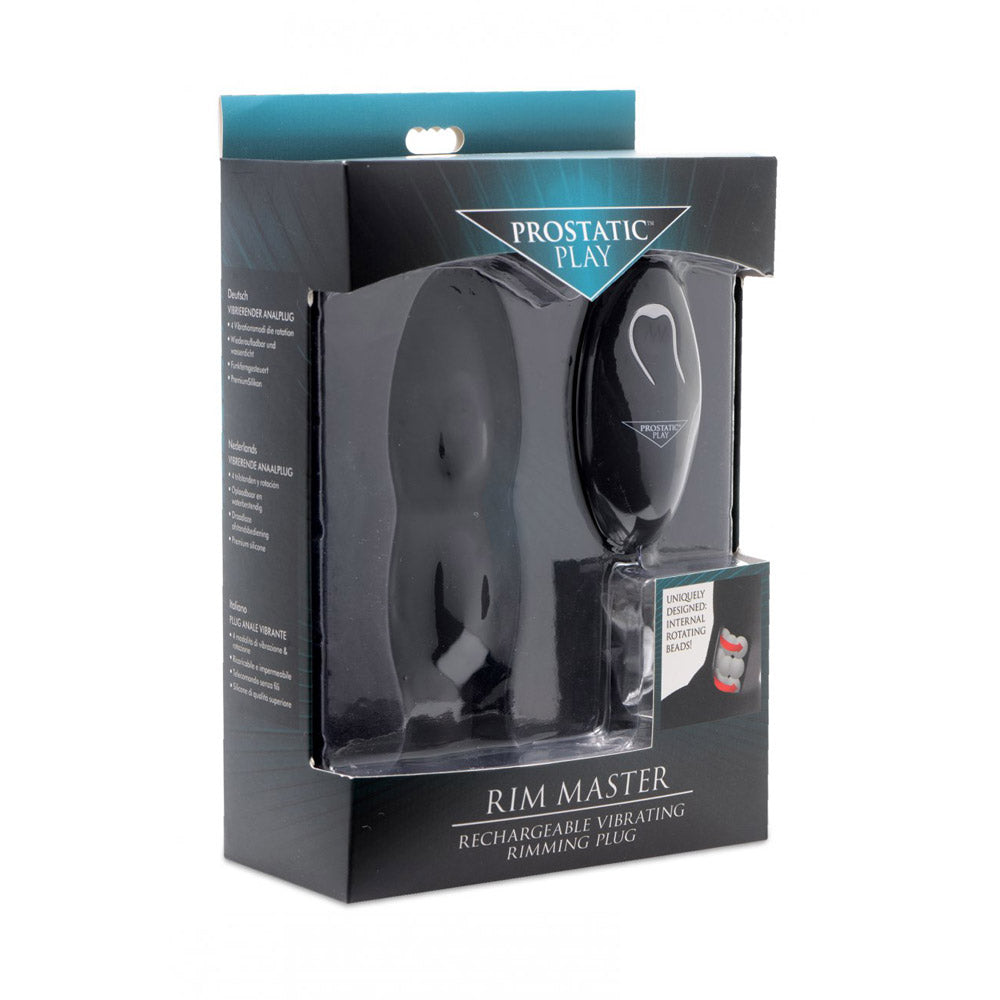 Rim Master Rechargeable Vibrating Silicone Anal Plug