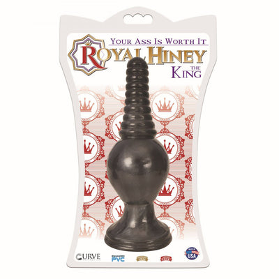 The King Ribbed Butt Plug By CurveToys