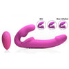 Worlds First Remote Control Inflatable Vibrating Silicone Strapless Strap-On