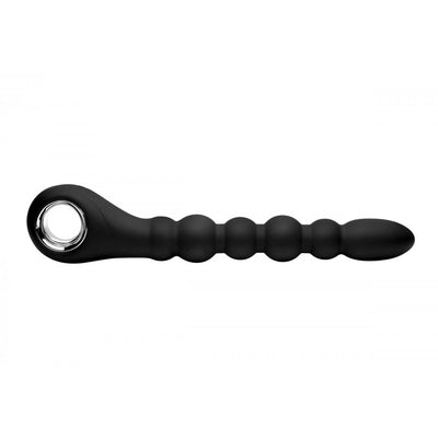 Dark Scepter Vibrating Anal Beads By XR Brands