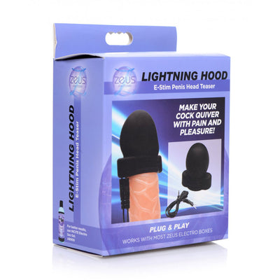 Lightning Hood E-Stim Penis Head Teaser