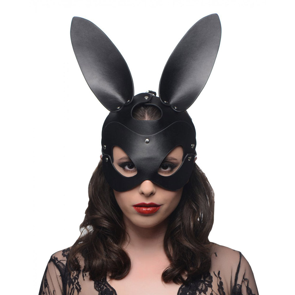 Bad Bunny Leather BDSM Mask