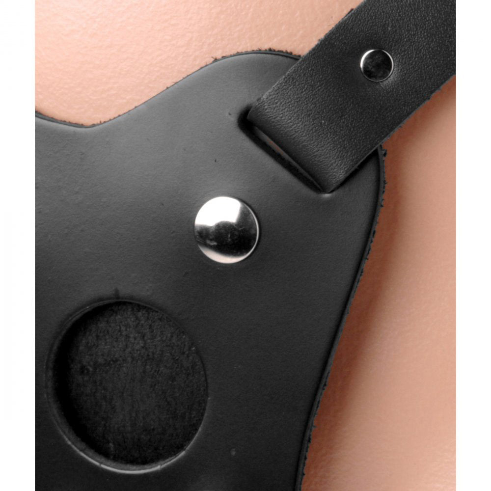 Professional Leather Strap-On Dildo Harness