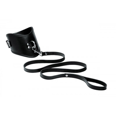 Isabella Sinclaire Leather Posture Collar with Leash