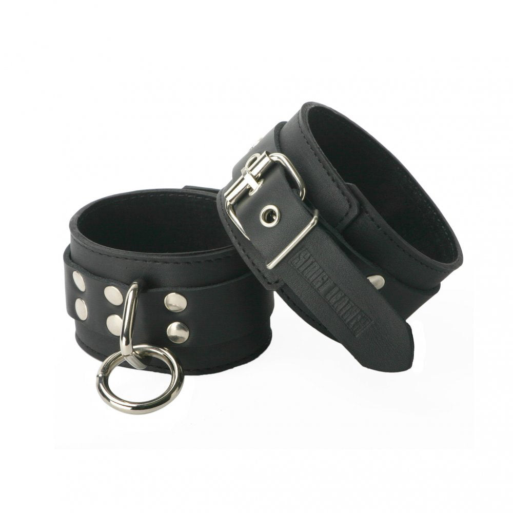 Strict Leather Suede Lined Cuffs