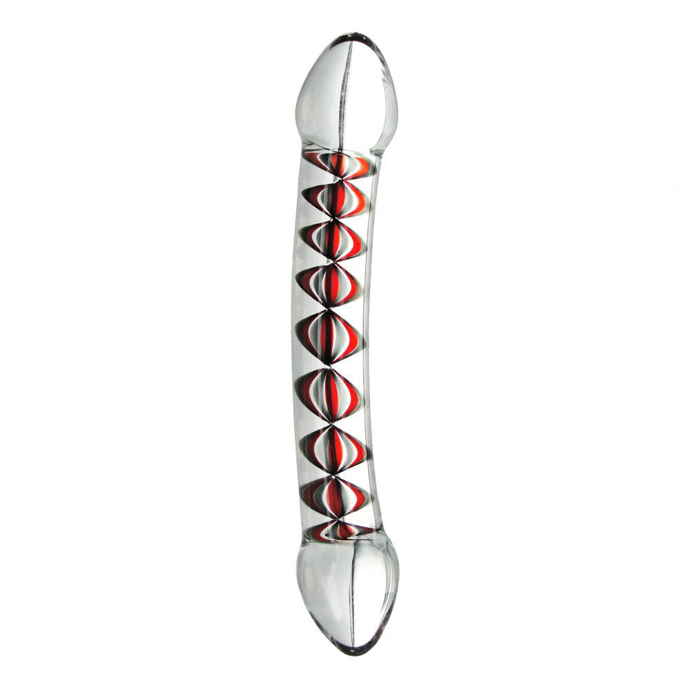 Ajna Glass Dildo Double-Sided By XR Brands